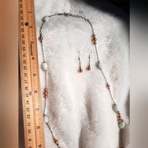 Necklace and earrings set
